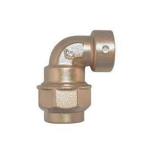 RACCORDO A GOMITO FEMMINA IN OTTONE- 11/4 x 40- BUGAT- pezzi 1