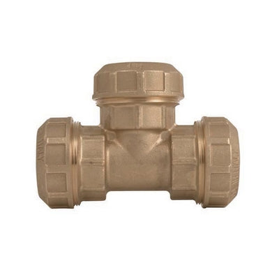 RACCORDO A TEE DOPPIO OTTONE ITAP- Diam. 25- ITAP- pezzi 1