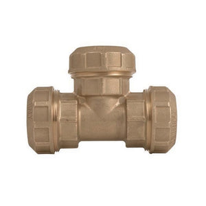 RACCORDO A TEE DOPPIO OTTONE ITAP- Diam. 40- ITAP- pezzi 1