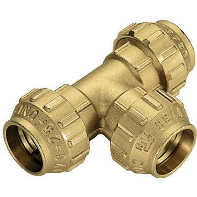 RACCORDO A TEE IN OTTONE TIEMME- Diam. 20- TIEMM- pezzi 1