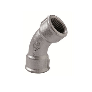 CURVA LUNGA FF 45  ° ZINCATA- 4- ATUSA- pezzi 1