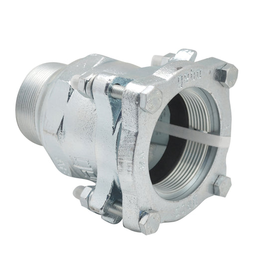 RACCORDO A COMPRESSIONE IN GHISA PER TUBI IN ACCIAIO TIPO AF- 4 X  114,3 mm- IKARO- pezzi 1