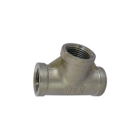 TEE A 90  ° F. F. F. ACCIAIO INOX- 3/8- IKARO- pezzi 1