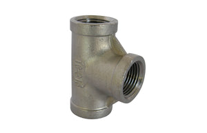 TEE A 90  ° F. F. F. ACCIAIO INOX- 3/4- IKARO- pezzi 1