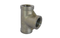 TEE A 90  ° F. F. F. ACCIAIO INOX- 1- IKARO- pezzi 1