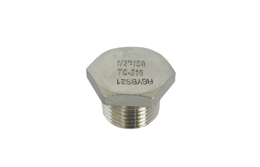 TAPPO MASCHIO ACCIAIO INOX- 1/2- IKARO- pezzi 1