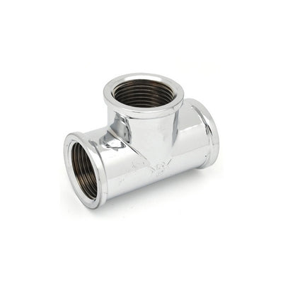 TEE FF IN OTTONE CROMO IBP- 1/2 -CONF- FAIDF- pezzi 1