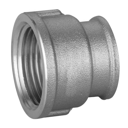 MANICOTTO RIDOTTO DIRITTO FF IN OTTONE CROMO IBP- 3/4 x 1/2 -CONF- FAIDF- pezzi 1