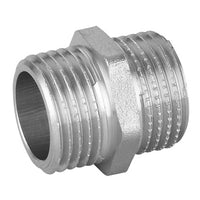 NIPPLE DOPPIO MM IN OTTONE CROMO IBP- 1/2 -CONF- FAIDF- pezzi 1