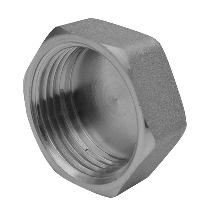 TAPPO FEMMINA IN OTTONE CROMO IBP- 3/8 -CONF- FAIDF- pezzi 1