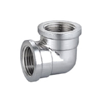 GOMITO A 90  ° FF IN OTTONE CROMO IBP- 3/4 -CONF- FAIDF- pezzi 1