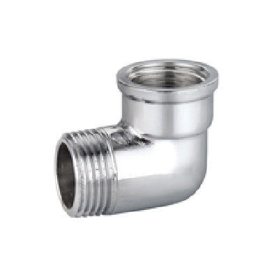 GOMITO A 90  ° MF IN OTTONE CROMO IBP- 3/4 -CONF- FAIDF- pezzi 1