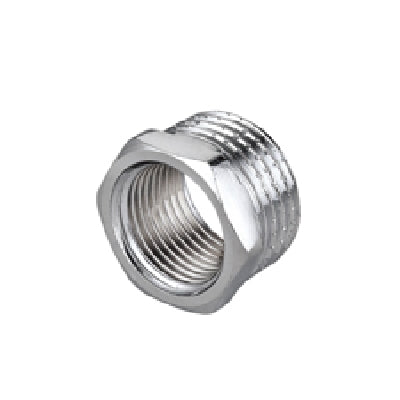 RIDUZIONE ESAGONALE MF IN OTTONE CROMO IBP- 3/4 x 1/2- IBP- pezzi 10