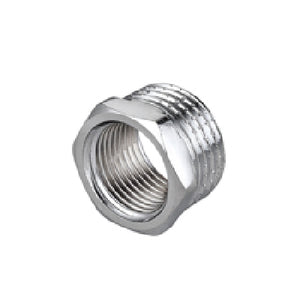 RIDUZIONE ESAGONALE MF IN OTTONE CROMO IBP- 3/4 x 1/2- IBP- pezzi 10