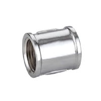 MANICOTTO DIRITTO FF IN OTTONE CROMO IBP- 3/8 -CONF- FAIDF- pezzi 1