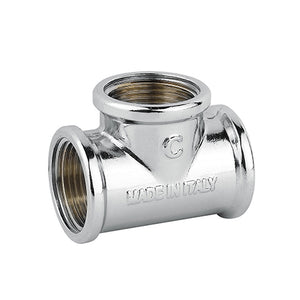 TEE FFF OTTONE CROMO- 1/2- CAVAL- pezzi 10