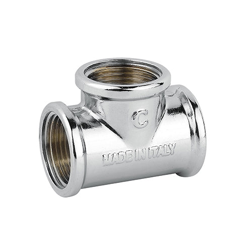 TEE FFF OTTONE CROMO- 3/4- CAVAL- pezzi 10