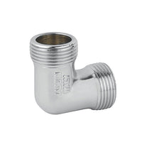 GOMITO MM OTTONE CROMO- 1- CAVAL- pezzi 5