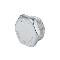 TAPPO MASCHIO CON ESAGONO OTTONE CROMO- 1/2- CAVAL- pezzi 10