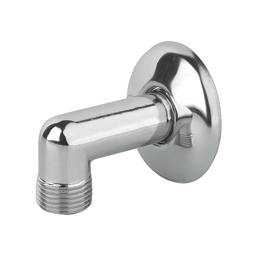 GOMITO MM 1/2 CON ROSONE OTTONE CROMO- 1/2- CAVAL- pezzi 1