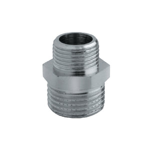 NIPPLES RIDOTTO OTTONE CROMATO- 1/8 x 1/4- RINAL- pezzi 1