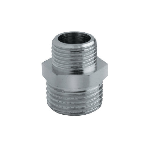 NIPPLES RIDOTTO OTTONE CROMATO- 1/8 x 1/4- RINAL- pezzi 1