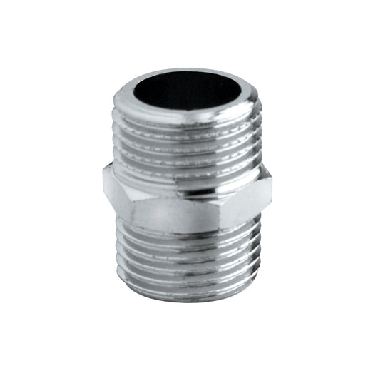 NIPPLES DOPPIO OTTONE CROMATO- 1/8- RINAL- pezzi 1