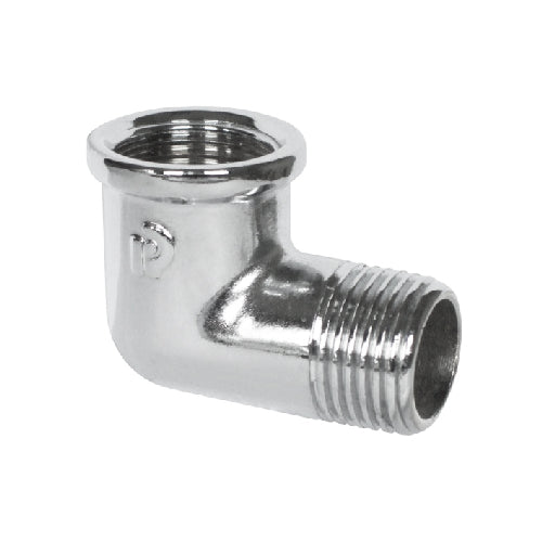 GOMITO 90  ° MF OTTONE CROMATO- 1/8- RINAL- pezzi 1