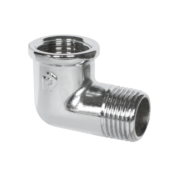 GOMITO 90  ° MF OTTONE CROMATO- 1/8- RINAL- pezzi 1