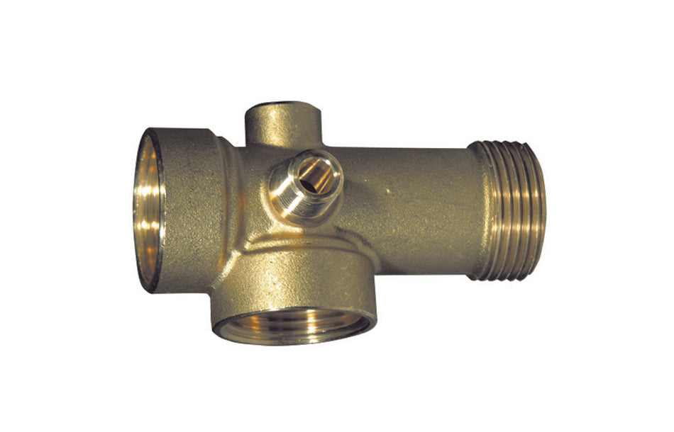 RACCORDO IN OTTONE A 5 VIE PROLUNGATO- H. 91 mm.- RINAL- pezzi 1