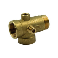 RACCORDO IN OTTONE 5 VIE 1- 1 x 72- TIEMM- pezzi 1