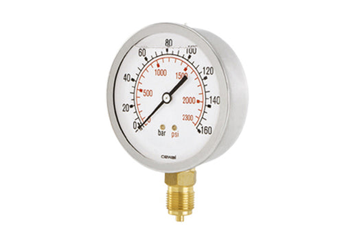 MANOMETRO ATTACCO RADIALE DM 50 - 1/4- 16 bar- CEWAL- pezzi 1