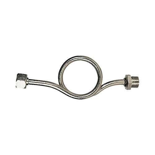 RICCIOLO PER MANOMETRO IN RAME NICHELATO- 3/8- WATTS- pezzi 1