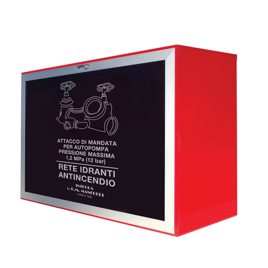 CASSETTA DA ESTERNO PER GRUPPO AUTOPOMPA CON LASTRA- mm 500x600x300 2-21/2- MANFR- pezzi 1