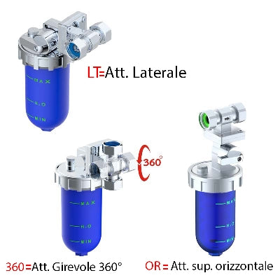 DOSATORE PROPORZIONALE DI POLIFOSFATO- Att. girevole 360  °  FF 1/2- DH- pezzi 1