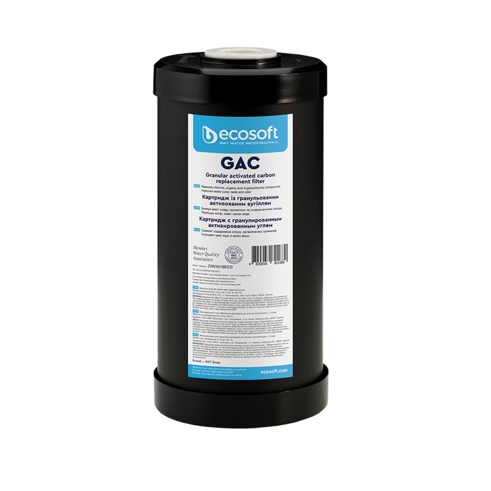 CARTUCCIA FILTRANTE GAC 4,5 ECOSOFT- H. 20- ECOSO- pezzi 1