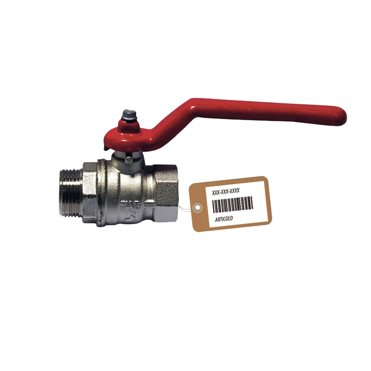 VALVOLA A SFERA MF  CON LEVA F-BRICO- 1  DN 25  PN  40- FAIDF- pezzi 1