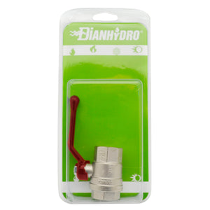 VALVOLA A SFERA FF  CON LEVA BLISTER- 3/4 DN 20 PN 40- FAIDF- pezzi 1