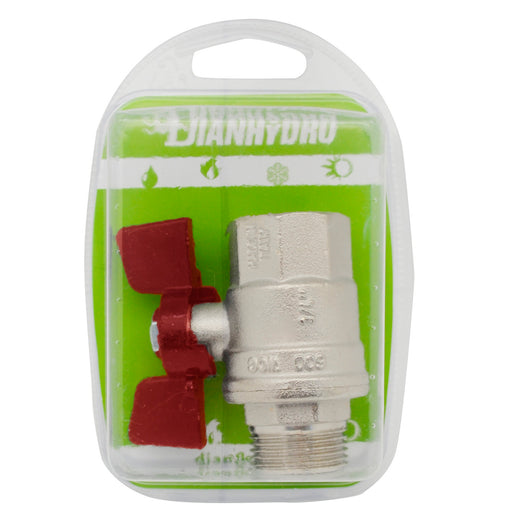 VALVOLA A SFERA MF CON FARFALLA BLISTER- 1 DN 25 PN 40- FAIDF- pezzi 1