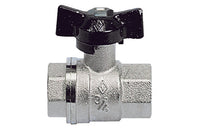 VALVOLA A SFERA FF CON FARFALLA- 1  DN 25  PN 40- BUGAT- pezzi 1