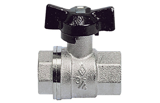 VALVOLA A SFERA FF CON FARFALLA- 1  DN 25  PN 40- BUGAT- pezzi 1