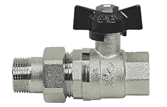 VALVOLA A SFERA MF CON BOCCHETTONE A FARFALLA- 1/2''  DN 15  PN 64- BUGAT- pezzi 1