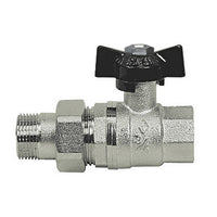 VALVOLA A SFERA MF CON BOCCHETTONE A FARFALLA- 3/4''  DN 20  PN 40- BUGAT- pezzi 1