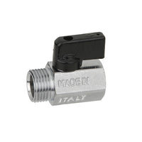 VALVOLA MINISFERA SATINATA MF BUGATTI- 1/4  DN 8  PN 10- BUGAT- pezzi 1