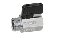 VALVOLA MINISFERA SATINATA MF BUGATTI- 3/8  DN 8  PN 10- BUGAT- pezzi 1