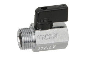 VALVOLA MINISFERA SATINATA MF BUGATTI- 1/2  DN 10  PN 10- BUGAT- pezzi 1