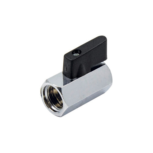 VALVOLA MINISFERA SMALL FF CON LEVETTA NERA- 3/8- TIEMM- pezzi 1