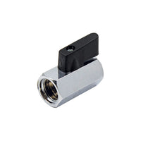 VALVOLA MINISFERA SMALL FF CON LEVETTA NERA- 3/8- TIEMM- pezzi 1