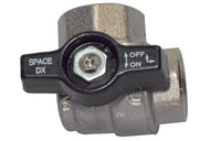 VALVOLA A SFERA ANGOLO FF C/FARFALLA NERA- 1/2  DN 15- EFFEB- pezzi 1