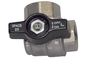 VALVOLA A SFERA ANGOLO FF C/FARFALLA NERA- 1/2  DN 15- EFFEB- pezzi 1